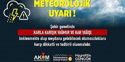 BÜYÜKŞEHİR’DEN ŞEHİR GENELİNDE YAĞIŞ UYARISI!