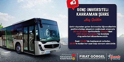 BÜYÜKŞEHİR’DEN ŞEHRE YENİ GELEN ÜNİVERSİTELİLER İÇİN OTOGARDAN ÜCRETSİZ RİNG DESTEĞİ