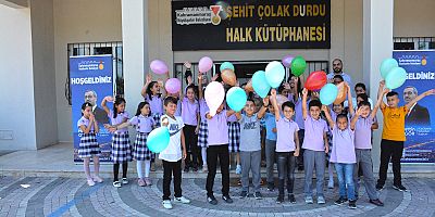 BÜYÜKŞEHİR EKİPLERİ KARNE GÜNÜNDE ÖĞRENCİLERLE BİR ARAYA GELDİ