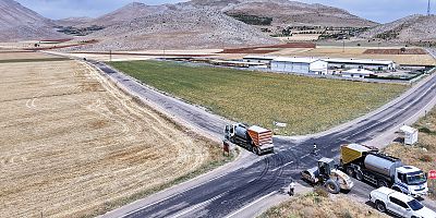 BÜYÜKŞEHİR, ELBİSTAN’DA YOLLARI BİR BİR YENİLİYOR