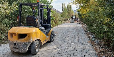 BÜYÜKŞEHİR GÖKSUN’DA ULAŞIM YATIRIMLARINA DEVAM EDİYOR