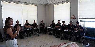 BÜYÜKŞEHİR’İN ATEŞE KOŞAN KAHRAMANLARINA İLK YARDIM EĞİTİMİ