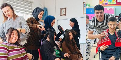 BÜYÜKŞEHİR’İN HİZMETİ ÖZEL ÇOCUKLARIN YÜZÜNÜ GÜLDÜRDÜ