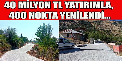 BÜYÜKŞEHİR’İN PARKE ÇALIŞMASI 1 MİLYON METREKAREYİ AŞTI