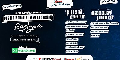 BÜYÜKŞEHİR’İN PUSULA MARAŞ YAZ AKADEMİSİ GENÇLERİ BEKLİYOR