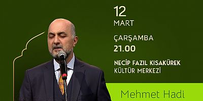 BÜYÜKŞEHİR’İN RAMAZAN PROGRAMINDA MANEVİ DOLU BİR GECE YAŞANACAK