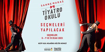 BÜYÜKŞEHİR’İN SAHNE MARAŞ TİYATRO OKULU’NA YOĞUN İLGİ…