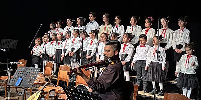 BÜYÜKŞEHİR’İN SANAT MÜZİĞİ VE ÇOCUK KOROSU, DİNLEYİCİLERE MÜZİK ZİYAFETİ SUNDU