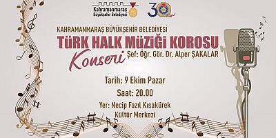 BÜYÜKŞEHİR’İN TÜRK HALK MÜZİĞİ KOROSU MÜZİKSEVERLERLE BULUŞACAK