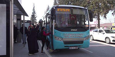 BÜYÜKŞEHİR’İN ÜCRETSİZ TOPLU TAŞIMA HİZMETİ KADINLARIN BEĞENİSİNİ KAZANDI