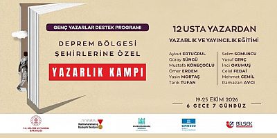 BÜYÜKŞEHİR’İN YAZARLIK KAMPI GENÇLERE YENİ UFUKLAR AÇACAK