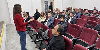 BÜYÜKŞEHİR’İN ZARARLILARA KARŞI FARKINDALIK SEMİNERİ TÜRKOĞLU’NDA DEVAM ETTİ