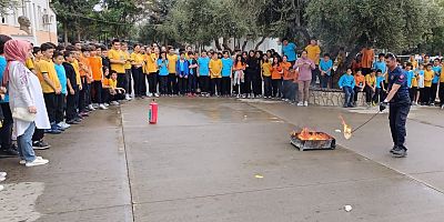 BÜYÜKŞEHİR İTFAİYESİ, EĞİTİM VE TATBİKATLARLA BİNLERCE KİŞİYE ULAŞTI