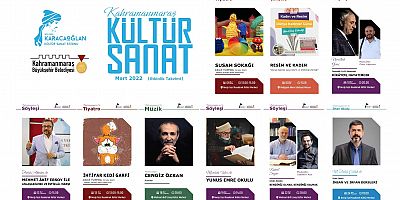 BÜYÜKŞEHİR MART KÜLTÜR SANAT ETKİNLİKLERİNİ AÇIKLADI





Kahramanmaraş Büyükşehir Belediyesi Mart Kültür Sanat Etkinlikleri takvimi belli oldu.