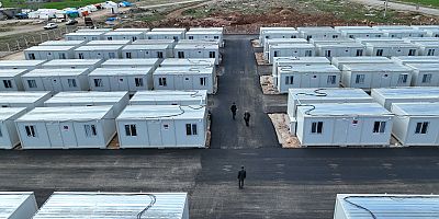 BÜYÜKŞEHİR NURHAK’TA KONTEYNER KENTİN ALT VE ÜSTYAPISINI TAMAMLIYOR