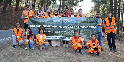 BÜYÜKŞEHİR VE ÇEVRE GÖNÜLLÜLERİ DOĞA İÇİN EL ELE