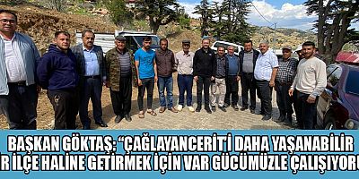 ÇAĞLAYANCERİT BELEDİYESİ’NDEN ENGİZEK MAHALLESİ’NE YOL ATAĞI