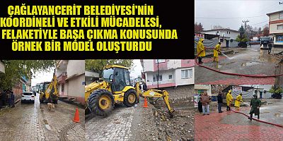 ÇAĞLAYANCERİT BELEDİYESİ'NDEN ÖRNEK MÜCADELE