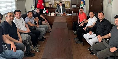 ÇAĞLAYANCERİT HASTANE PERSONELİNDEN BAŞKAN GÖKTAŞ’A ZİYARET