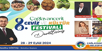 ÇAĞLAYANCERİT’TE 8. CEVİZ VE KÜLTÜR FESTİVALİ HAZIRLIKLARI TAMAMLANDI