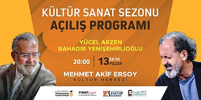 CAHİT ZARİFOĞLU KÜLTÜR SANAT SEZONU GÖRKEMLİ PROGRAMLA BAŞLAYACAK