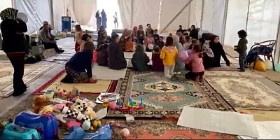 CAMİ İMAMI ÇOCUKLAR İÇİN ŞARKI SÖYLEDİ