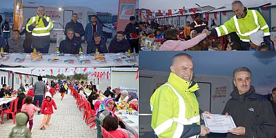 ÇEKMEKÖY BELEDİYESİ AFŞİN’DE İFTAR PROGRAMI DÜZENLEDİ