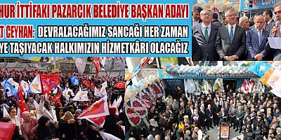 CEYHAN: ÇALMADIK KAPI. SIKMADIK EL, KAZANMADIK GÖNÜL BIRAKMAYACAĞIZ