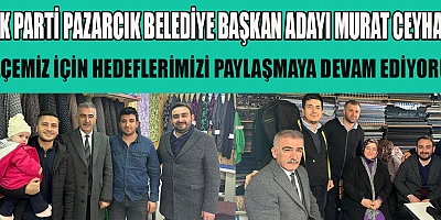 CEYHAN ESNAF VE VATANDAŞLARIMIZIN SAMİMİYETİ İÇİMİZİ ISITMAYA YETTİ