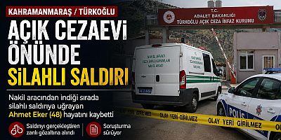 CEZAEVİ ÖNÜNDE SİLAHLI SALDIRI: 1 ÖLÜ