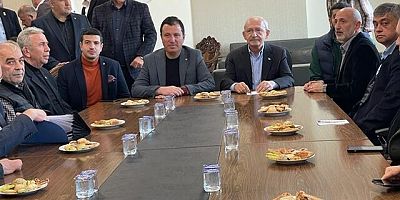 CHP GENEL BAŞKANI KEMAL KILIÇDAROĞLU KMTSO’YA GEÇMİŞ OLSUN ZİYARETİNDE BULUNDU