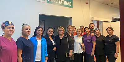 CHP KADIN KOLLARI’NDAN KAHRAMANMARAŞ KADIN DOĞUM HASTANESİ’NE ZİYARET