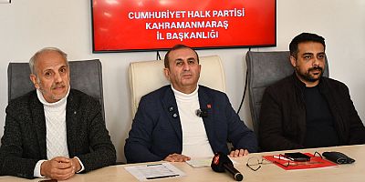 CHP KAHRAMANMARAŞ İL BAŞKANI ÜNAL ATEŞ: ŞEHRİMİZİN KALKINMASI İÇİN ELİMİZİ TAŞIN ALTINA KOYDUK