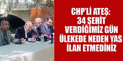 CHP KAHRAMANMARAŞ İL BAŞKANI ÜNAL ATEŞ’TEN SERT ELEŞTİRİ