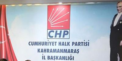 CHP KAHRAMANMARAŞ İL BAŞKANLIĞI: ,