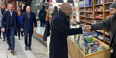 CHP'Lİ ÖZTUNÇ ELBİSTAN’DA ESNAF ZİYARETİ GERÇEKLEŞTİRDİ