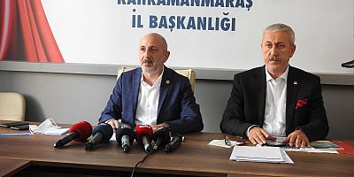 CHP’Lİ ÖZTUNÇ, “KAHRAMANMARAŞ KANDIRILIYOR, YALAN SÖYLÜYORLAR”