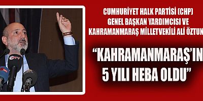 CHP’Lİ ÖZTUNÇ “MİLLET İTTİFAKI’NI İKTİDARA GETİRECEĞİZ”