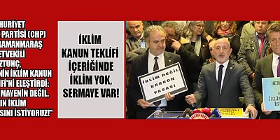 CHP’Lİ ÖZTUNÇ: TEKLİFİN GERİ ÇEKİLMESİ GEREKİYOR