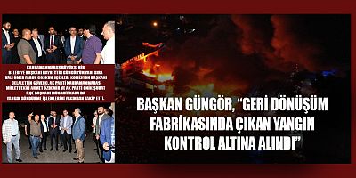 ÇIKAN YANGINA İTFAİYE 23 ARAÇ VE 40 PERSONELLE MÜDAHALE ETTİ