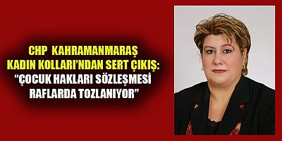  “ÇOCUK HAKLARI SÖZLEŞMESİ RAFLARDA TOZLANIYOR”