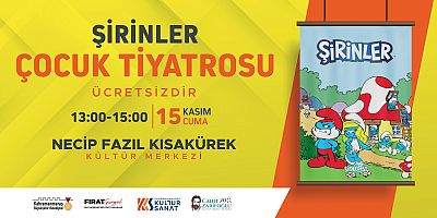 ÇOCUKLAR ARA TATİLİN KEYFİNİ “ŞİRİNLER” İLE ÇIKARACAK