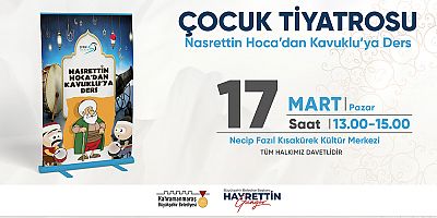 ÇOCUKLAR “NASRETTİN HOCA” İLE HEM GÜLECEK HEM ÖĞRENECEK