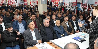 CUMHUR İTTİFAKI GÖKSUN SEÇİM OFİSİ DOLDU TAŞTI