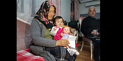 CUMHURBAŞKANININ HEDİYE ETTİĞİ BEBEĞİ DEPREM BÖLGESİNE GÖNDERDİ