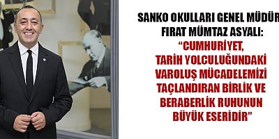 CUMHURİYET BAYRAMI MESAJI
