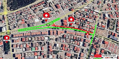 CUMHURİYET BULVARI KISMİ OLARAK ARAÇ TRAFİĞİNE KAPATILACAK!