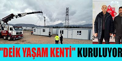 DEİK’TEN ELBİSTAN’A 5 BİN KİŞİLİK KONTEYNER KENT