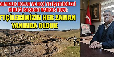 DEPREM BÖLGESİNDE HAYVANCILIĞA DES