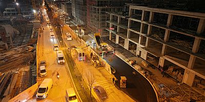 DEPREM SONRASI YERLEŞİMLERE KONFORLU ULAŞIM İÇİN BÜYÜKŞEHİR SAHADA